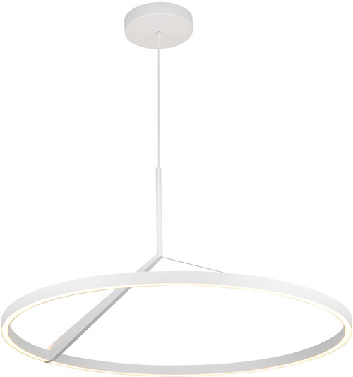 Kuzco PD27731-WH-3WCCT-UNV Roda Contemporary White LED Hanging Lamp