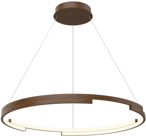 Kuzco PD52732-WT Anello Minor Modern Walnut LED 32" Hanging Lamp