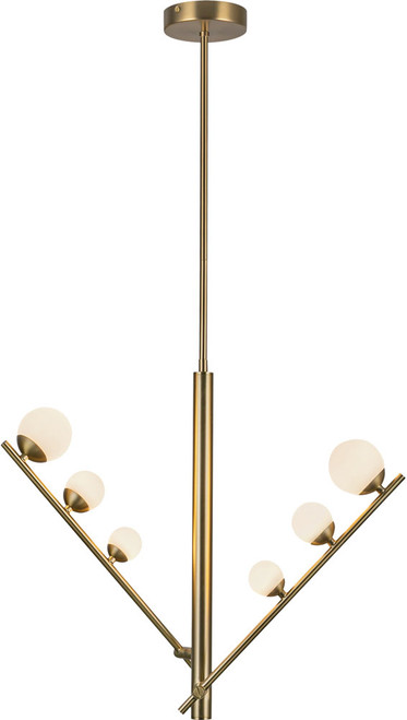 Kuzco PD55520-BG/OP Juniper Modern Brushed Gold LED Chandelier Lamp