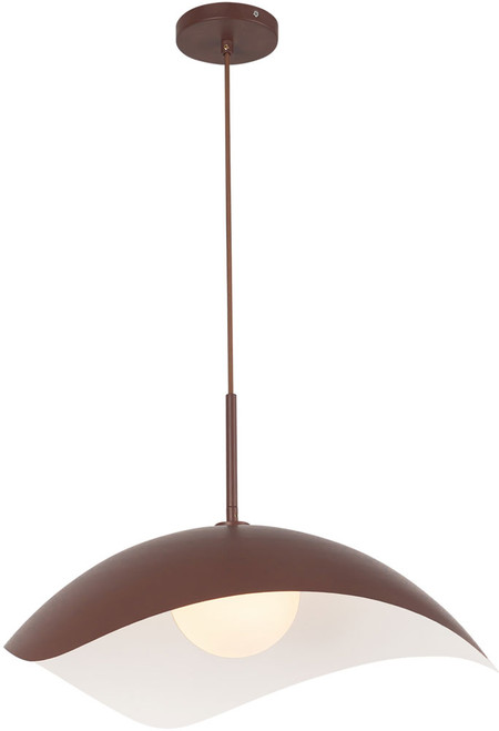 Kuzco PD55922-BGD Kirby Contemporary Burgundy Pendant Hanging Light