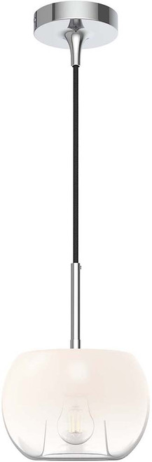 Kuzco PD57508-CH/OP Samar Contemporary Chrome/Opal Glass Mini Pendant Lamp