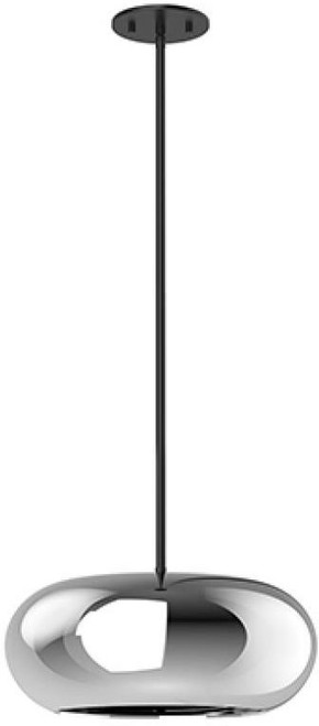 Kuzco PD62014-BK/CH Trinity Contemporary Black LED Hanging Light Fixture