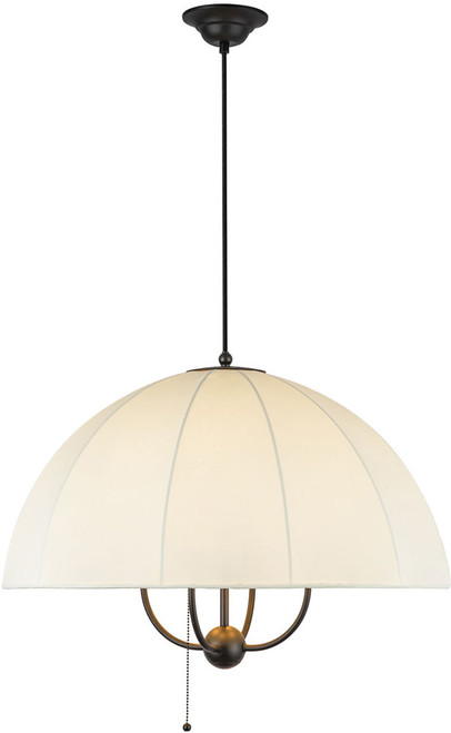 Alora Mood PD661424MB Crosby Contemporary Matte Black 24" Lighting Pendant