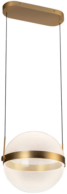 Kuzco PD75912-BG/LG-3CCT Pisces Modern Brushed Gold / Light Guide LED Mini Hanging Lamp
