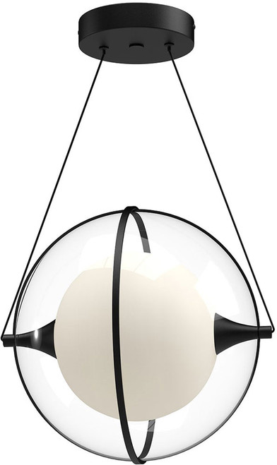 Kuzco PD76712-BK Aries Modern Black LED Ceiling Light Pendant