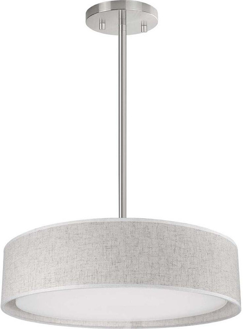 Kuzco PD7916-BE-5CCT Dalton Beige LED 16" Drum Hanging Light Fixture
