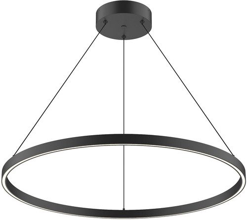 Kuzco PD87132-BK-UNV-010 Cerchio Modern Black LED 31.5" Pendant Light