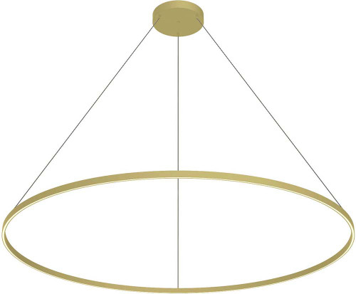 Kuzco PD87172-BG-UNV-010 Cerchio Contemporary Brushed Gold LED 71" Hanging Light