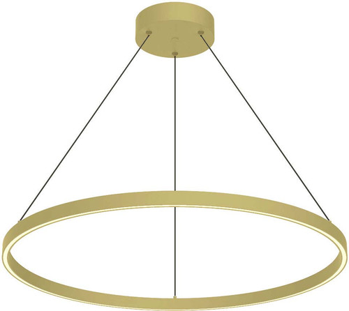 Kuzco PD87732-BG Cerchio Modern Brushed Gold LED 31.5" Hanging Pendant Lighting