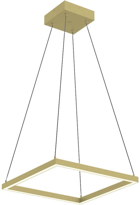 Kuzco PD88118-BG Piazza Contemporary Brushed Gold LED 18" Pendant Lamp