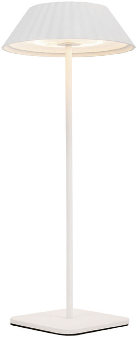 Kuzco TL66714-WH Pela Contemporary White LED Table Lamp Lighting