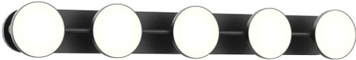 Kuzco VL72237-BK Novel Contemporary Black LED 5-Light Bath Lighting