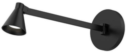 Kuzco WS19914-BK Dune Contemporary Black LED Wall Swing Arm Lamp