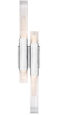 Kuzco WS53322-CH Martelo Contemporary Chrome LED Lamp Sconce