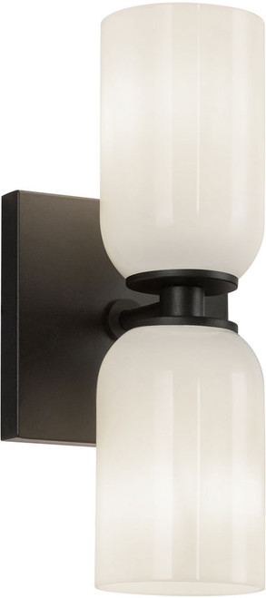 Kuzco WS57712-BK/GO Nola Modern Black Wall Mounted Lamp