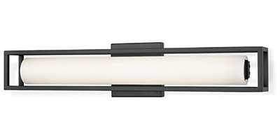 Kuzco WS83421-BK Lochwood Modern Black LED 21" Bathroom Wall Sconce