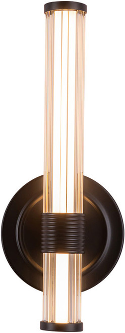 Alora Mood WV509012MB-UNV Elsie Contemporary Matte Black LED Lighting Sconce