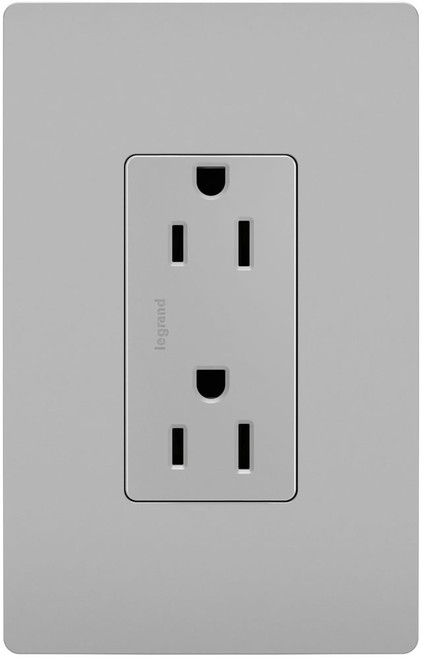 Legrand Radiant 885GRY Contemporary Gray Outlet