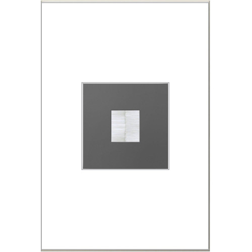 Legrand Adorne AC1PFM1 Contemporary Magnesium 1-Port Keystone Frame