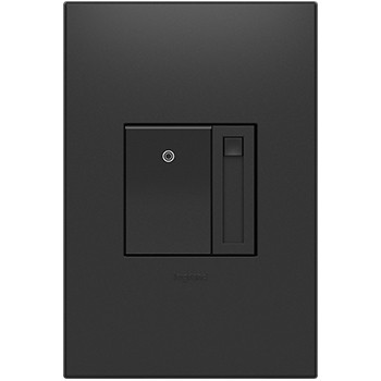 Legrand Adorne Microban ADPD4FBL3P2G4 Modern Graphite 0-10V Paddle Dimmer