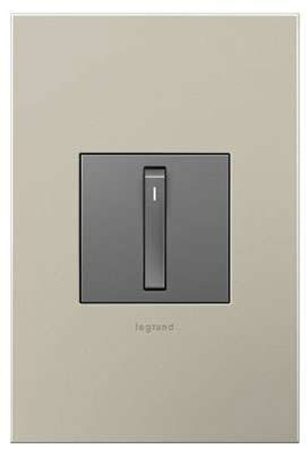 Legrand Adorne Microban ASWR1532M4 Contemporary Magnesium Whisper Switch 15A