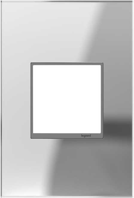 Legrand Adorne AWM1G2MR1 Real Materials Modern Mirror 1-Gang Wall Plate
