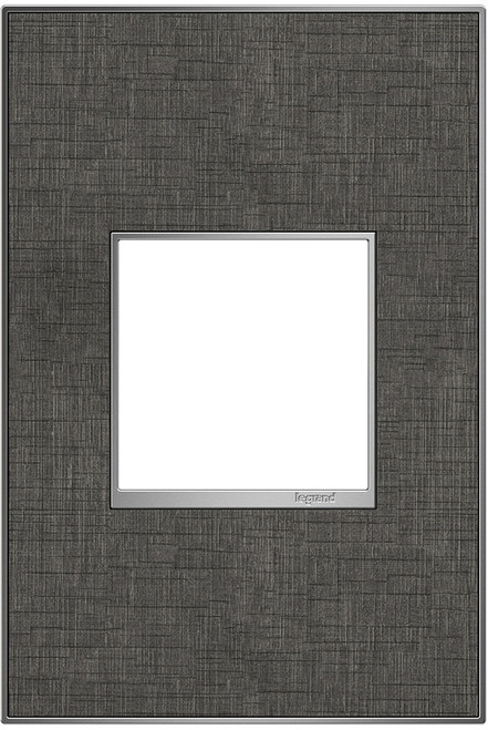 Legrand Adorne AWM1G2SL4 Real Materials Modern Slate Linen 1-Gang Wall Plate