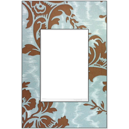 Legrand Adorne AWM1G3M4 Contemporary Magnesium Custom Wall Plate 1-Gang Magnesium Trim