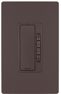 Legrand Radiant RT2DBCCV4 Modern Dark Bronze 4-Button Digital Timer