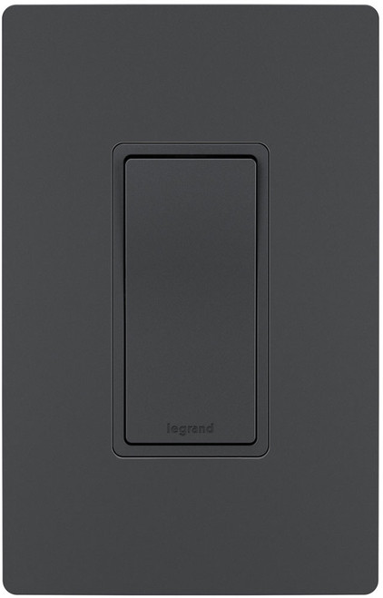 Legrand Radiant TM874GCC6 Contemporary Graphite 15A 4-Way Switch