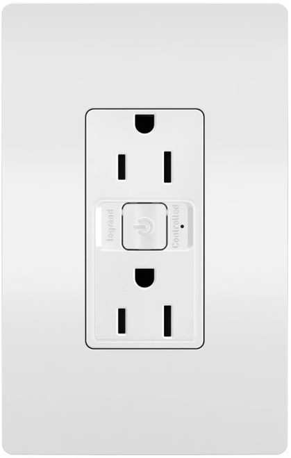 Legrand Radiant WNRR15WH White Smart 15A Outlet with Netatmo