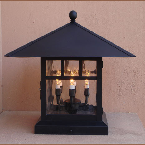 Lighting Innovations 3806 Outdoor 18" Wide x 13" Tall Pier Mount