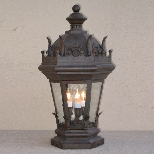 Lighting Innovations FPM5847 Traditional Outdoor 21" Wide x 35.4" Tall Pier Mount