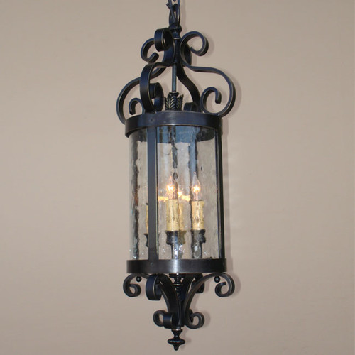 Lighting Innovations H10060 Exterior 8" Wide x 20.8" Tall Ceiling Pendant Light