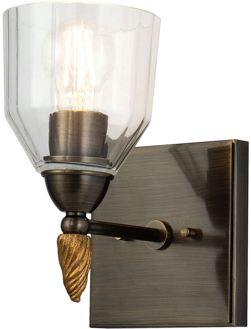 Lucas McKearn BB1000DB-1-F2G Felice Contemporary Dark Bronze Wall Lighting