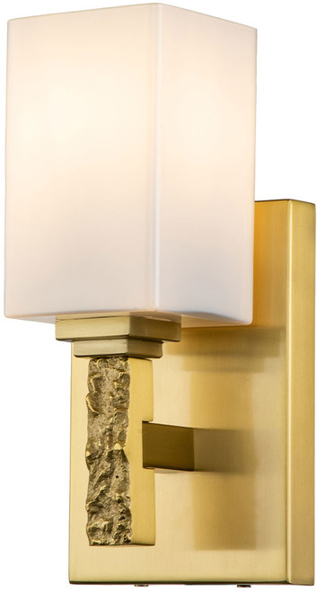 Lucas McKearn BB1101AGB-1 Jack Contemporary Aged Brass Sconce Lighting