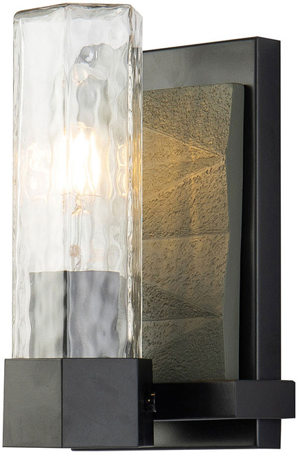 Lucas McKearn BB91595-1 Navarre Modern Black / Grey Wall Lighting Fixture