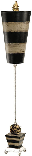 Lucas McKearn TA1026 Peony Modern Silver Leaf Buffet Table Light