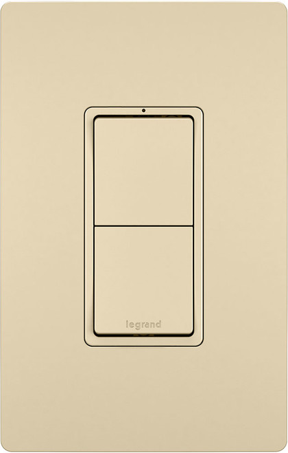 Legrand Radiant RCD11I Modern Ivory Two Single-Pole Switches