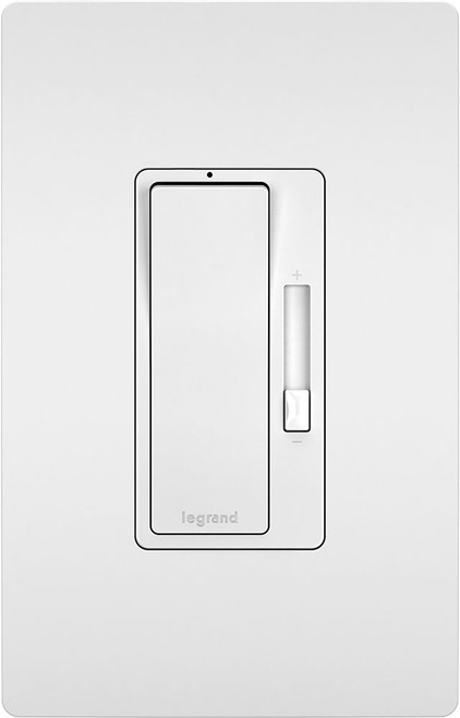 Legrand Radiant RHDH163PW Contemporary White 1P & 3-Way Paddle De-Hummerr 1.6A Fan Speed Control