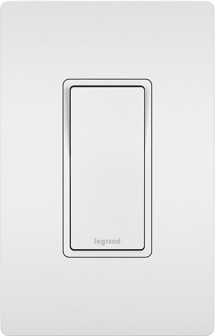 Legrand Radiant TM874W Contemporary White 4-Way Decorator Switch