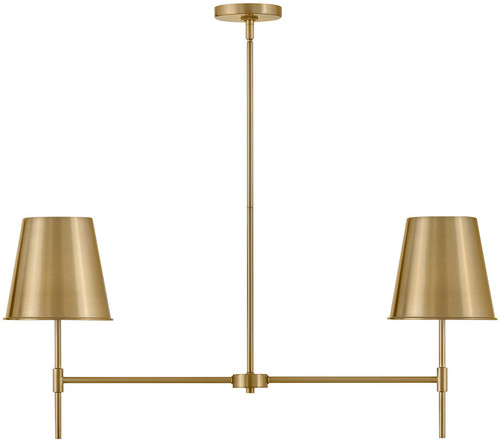 Lark 83445LCB Blake Modern Lacquered Brass LED Kitchen Island Light Fixture