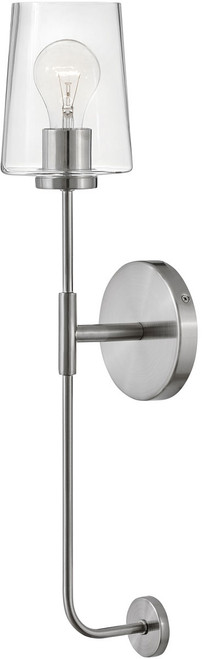 Lark 83450BN Kline Contemporary Brushed Nickel Wall Light Fixture