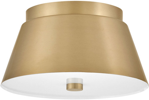 Lark 83511LCB Tess Modern Lacquered Brass LED 10.5" Ceiling Lighting Fixture