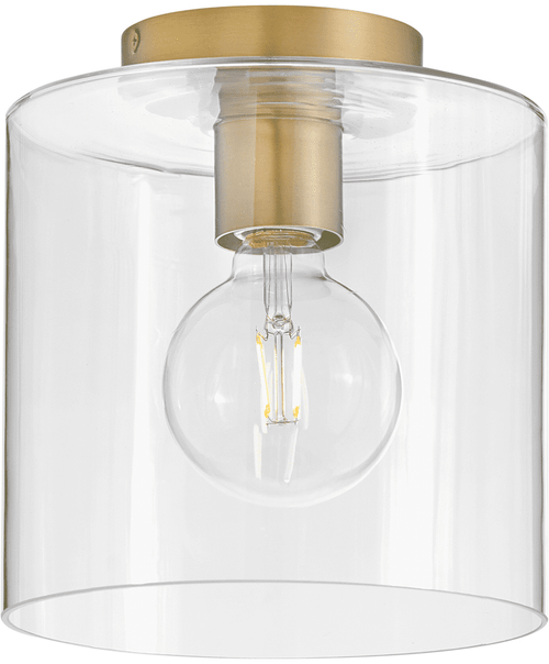 Lark 83531LCB Pippa Lacquered Brass LED Flush Ceiling Light Fixture
