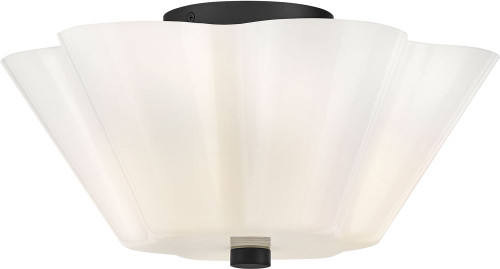 Lark 83713BK Honey Modern Black LED Overhead Light Fixture