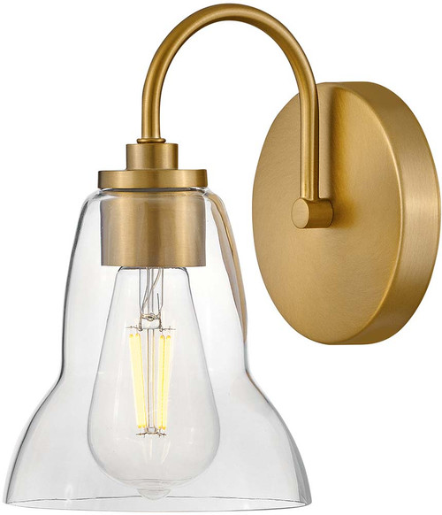 Lark 85560LCB Vera Lacquered Brass LED Light Sconce