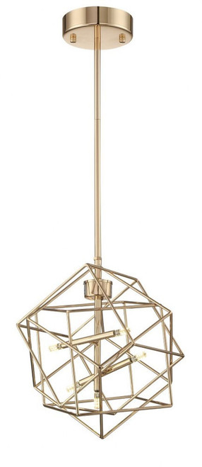 Lite Source LS-19854GOLD Stacia Modern French Gold LED Ceiling Light Pendant