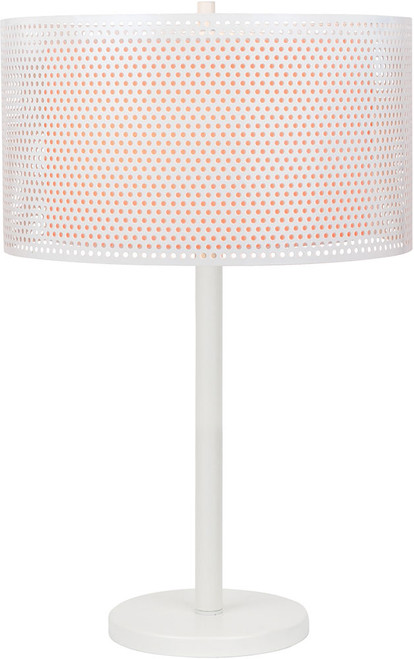 Lite Source LS-22959 Parmida White Fluorescent Table Lamp Lighting