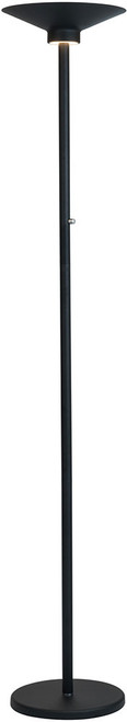 Lite Source LS-83303BLK Sappho Contemporary Black LED Torchiere Lamp